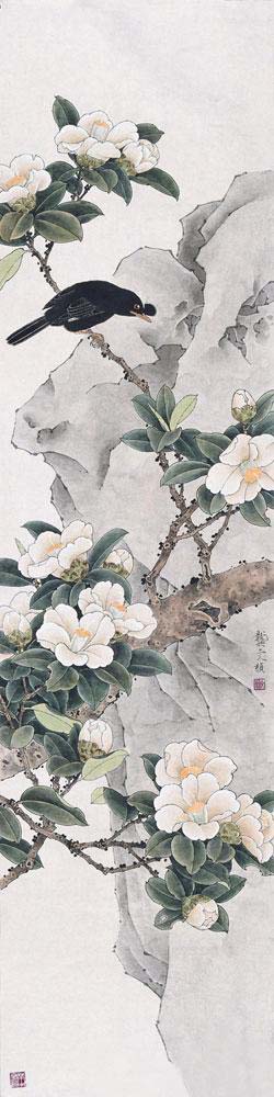 四条屏之一--4