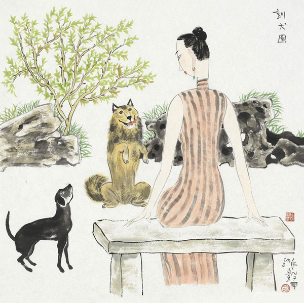 训犬 