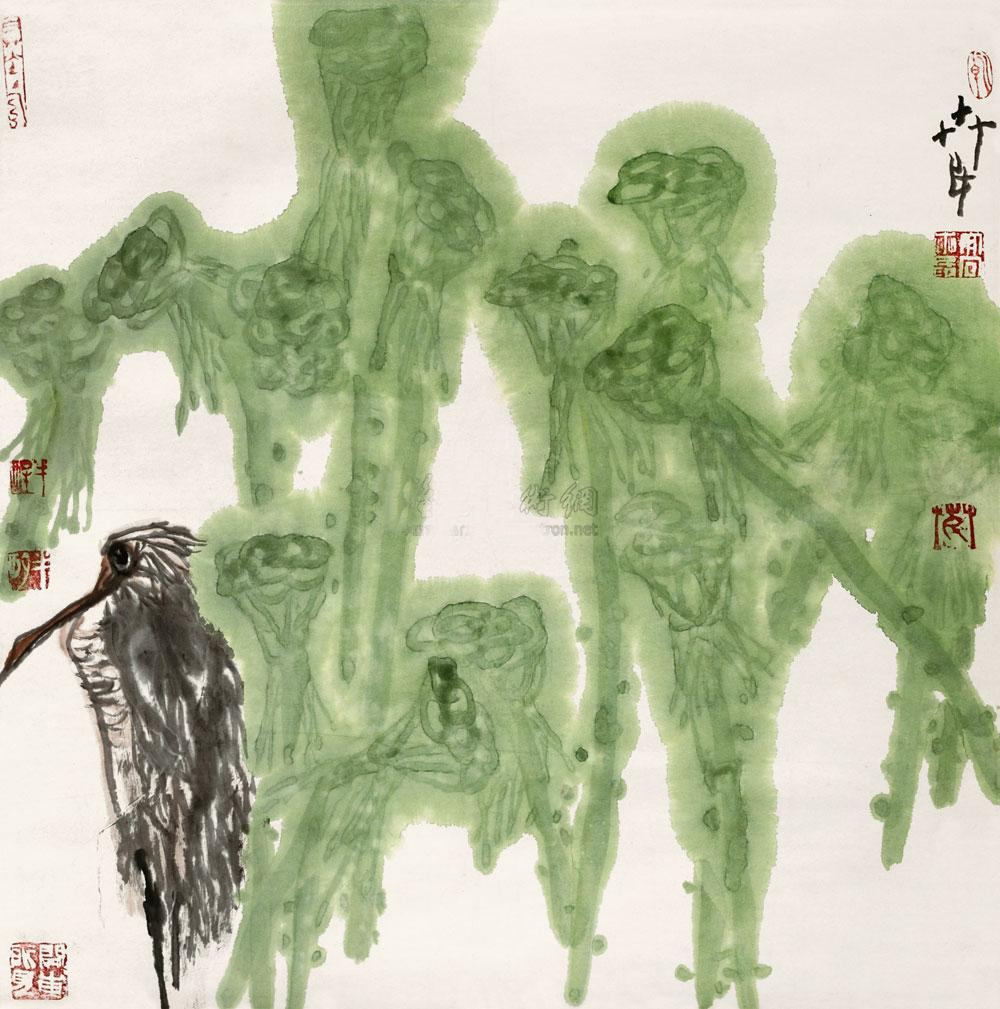 高卉民国画作品3