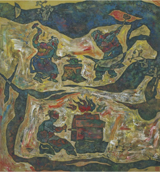 张立柱(b.1956)冶工图