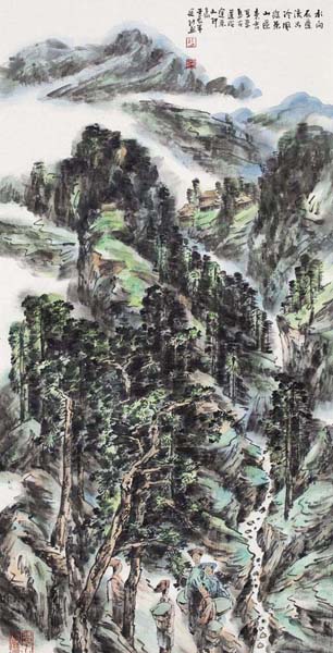 水向石边流