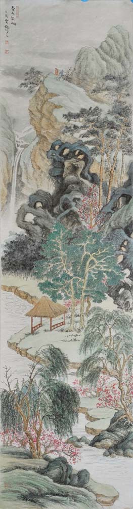 四条屏1春