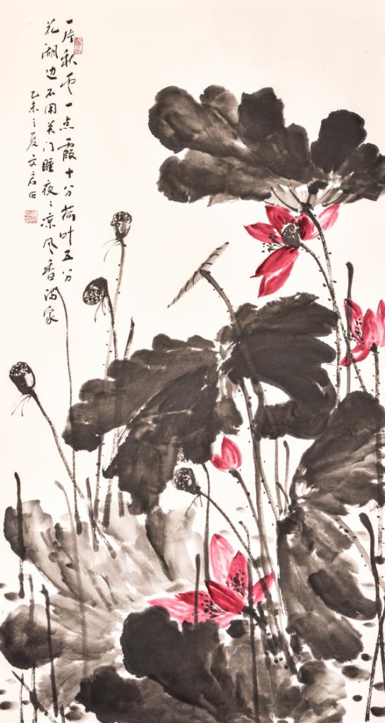 一片秋色一点霞 
