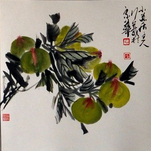 初明仁中国画作品13