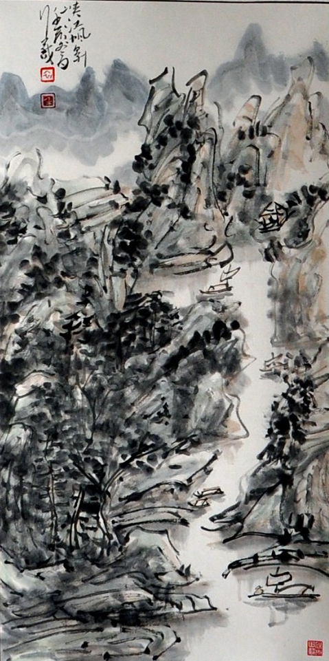 初明仁中国画作品15