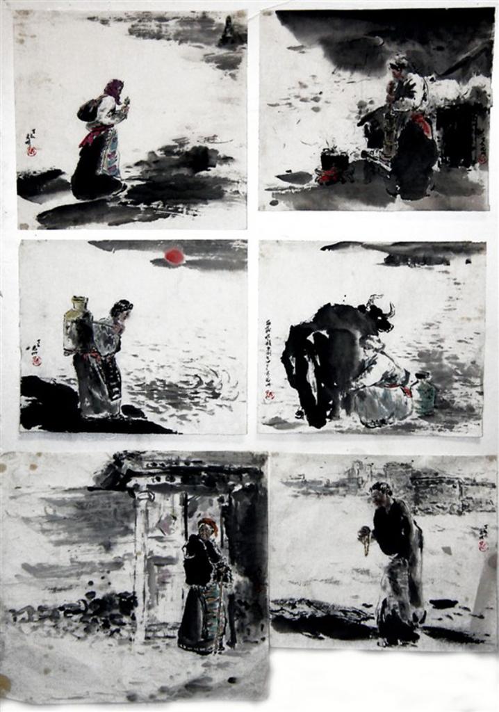 张光明国画四十九