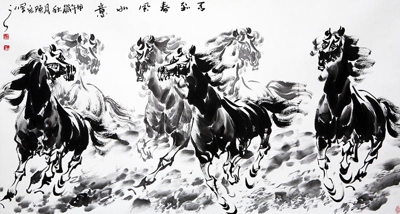 《六骏图》