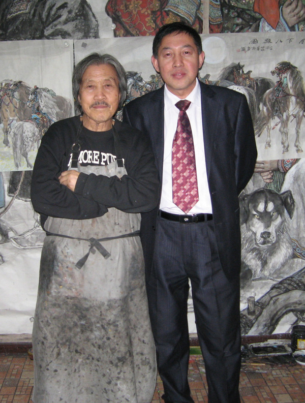 与画马大师许勇