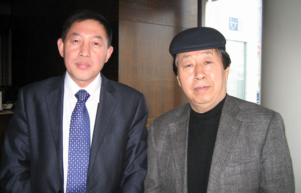 与中国美协主席刘大为