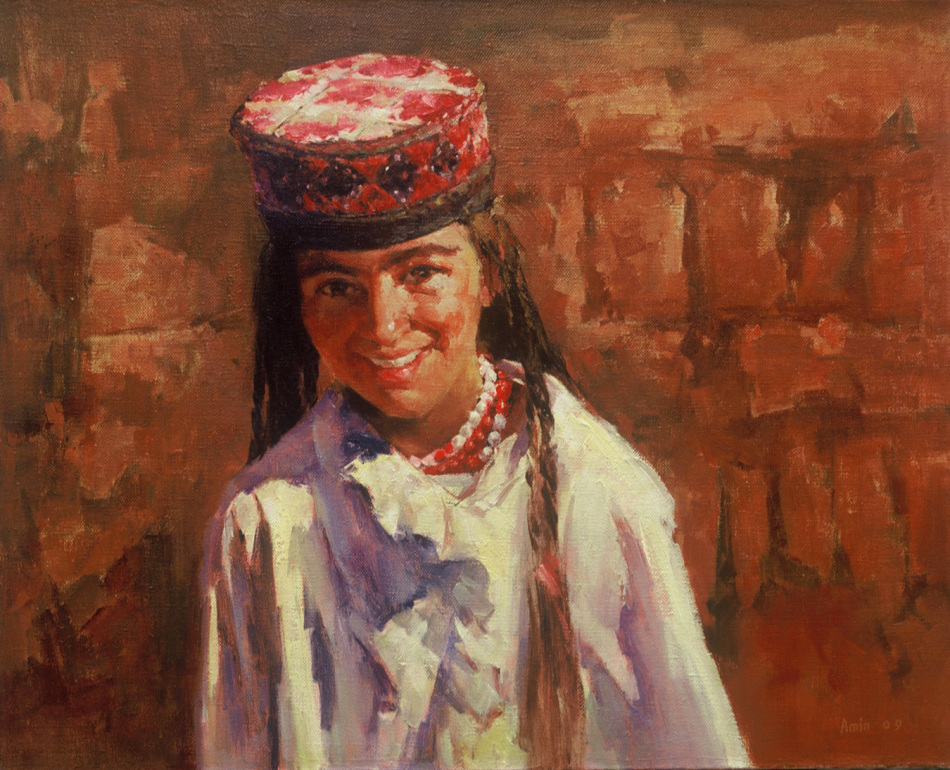 《塔吉克女学生》