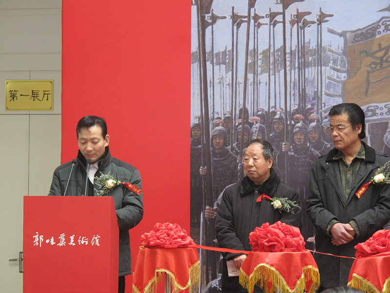 孙嘉成油画展开幕式发言2014年2月