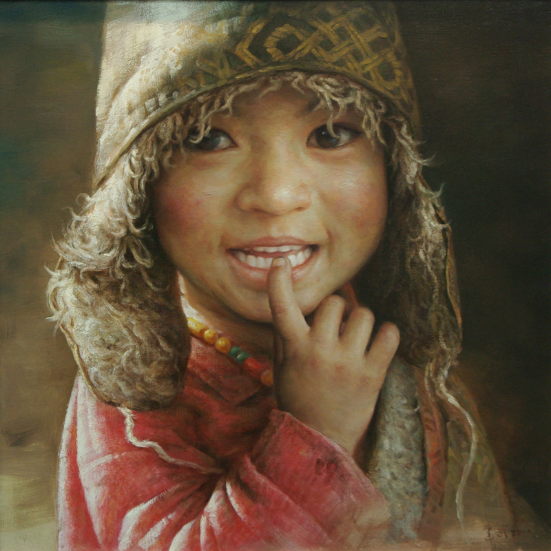 《西藏儿童组画8》