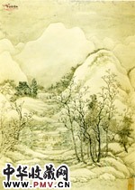 清王翚　仿古山水图册（之一）