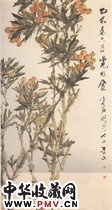 清虚谷　枇杷图轴