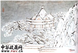 清虚谷　古殿银妆图