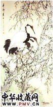 清虚谷　梅鹤图