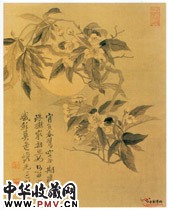 清恽寿平　花卉图册之梨花