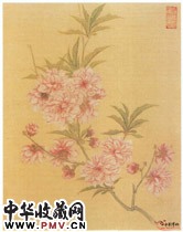 清恽寿平　花卉图册之桃花