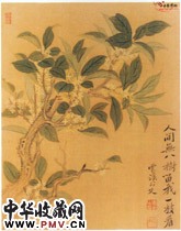 清恽寿平　花卉图册之桂枝