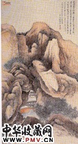 清林纾　北斗洞图轴