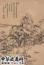 清王原祁 溪山疏林图