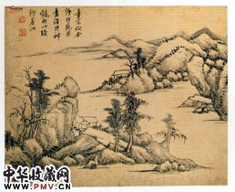 清王原祁　仿古山水之一（册）