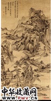 清王原祁　峰峦积翠图