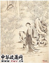 清改琦　红楼梦人物图