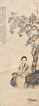清费丹旭 仕女