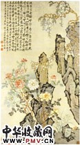 清李鱓　城南春色图