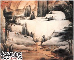 清高凤翰　山水图册之弘济江天