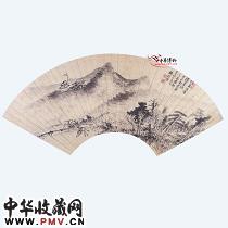 清王学浩　山水扇面