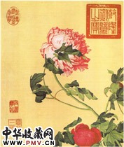 清郎世宁　《仙萼长春图》之一