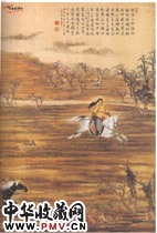 清郎世宁　射猎图（１）