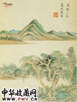 清王时敏　仿古山水图册（之二）