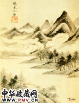 清王时敏　仿古山水图册（之一）