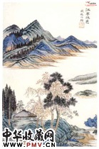清王时敏　为吴世睿绘山水册