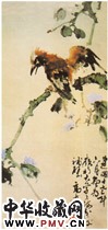 近现代高奇峰　花鸟