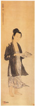 清任熊　元女授经图