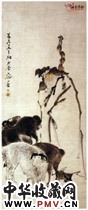 清苏六朋　苏武牧羊图