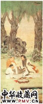 明丁云鹏　漉酒图