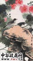 近现代谢稚柳　芙蓉小鸟