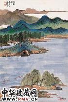 近现代谢稚柳　柳塘归雁