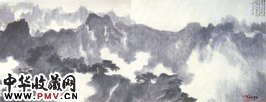 近现代谢稚柳　青嶂层峦