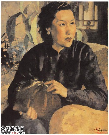 近现代徐悲鸿 徐悲鸿夫人像