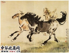 近现代徐悲鸿　锦绣前程