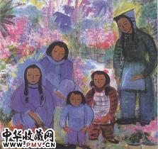 近现代林风眠　庭院