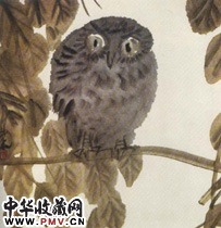 近现代林风眠　猫头鹰