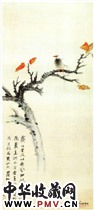 近现代张大千　花鸟