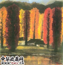 近现代林风眠　秋艳